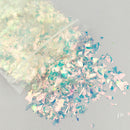 10g Holographic AB Nail Glitter Flakes Shell Sparkly Sequins Irregular Paillette DIY Gel Polish Manicure Nail Art Decorations
