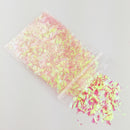 10g Holographic AB Nail Glitter Flakes Shell Sparkly Sequins Irregular Paillette DIY Gel Polish Manicure Nail Art Decorations
