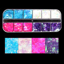 10g Holographic AB Nail Glitter Flakes Shell Sparkly Sequins Irregular Paillette DIY Gel Polish Manicure Nail Art Decorations
