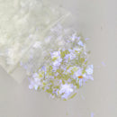 10g Holographic AB Nail Glitter Flakes Shell Sparkly Sequins Irregular Paillette DIY Gel Polish Manicure Nail Art Decorations