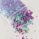 10g Holographic AB Nail Glitter Flakes Shell Sparkly Sequins Irregular Paillette DIY Gel Polish Manicure Nail Art Decorations