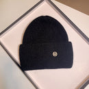 USPOP New Women's Hats Winter Thick Warm Knitted Hats Solid Color Letter M Soft Rabbit Hair Skullies Beanies