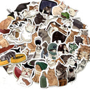 10/30/54pcs Cute Cats Animal Graffiti Stickers Cartoon Decals Kids Toy DIY Diary Suitcase Scrapbook Phone Laptop Bike Sticker