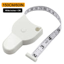 Self-tightening Measure Tape 150cm/60 Inch Body Waist Keep Fit Sewing Tailor Measurement Tools Automatic Telescopic Circle Ruler