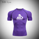 High Quality Running Man T shirt Compression Tight Men's Printing Sports T-shirt Dry Quick Gym Fitness jogging Yoga Shirts