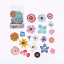 Mohamm 40sheets Plant Flowers Mini Scrapbooking Stickers Aesthetic Paper Sticker Flakes Stationary Office Accessorie Art Supplie