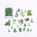 Mohamm 40sheets Plant Flowers Mini Scrapbooking Stickers Aesthetic Paper Sticker Flakes Stationary Office Accessorie Art Supplie