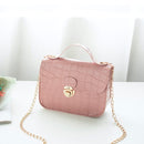 2020 Fashion Women Small Crossbody Bag Classic Crocodile Pattern Shoulder Handbags Lightweight Chain Strap Messenger Purse
