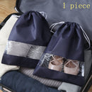 1 piece Waterproof Shoes Bag for Travel Portable Shoe Storage Bag Organize Non-Woven Tote Drawstring Bag Dolap Organizer