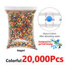 Crystal Soil Mud Children Toy Water Beads for kids flowers Growing Up orbeez Water Hydrogel Balls Home Decor Potted