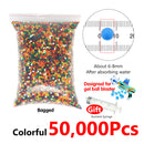 Crystal Soil Mud Children Toy Water Beads for kids flowers Growing Up orbeez Water Hydrogel Balls Home Decor Potted