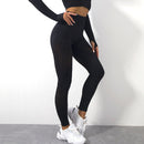 RXRXCOCO Leggings Women Push Up Seamless Leggings For Fitness Yoga Pants High Waist Tights Hollow Out Sport Scrunch Butt Legging
