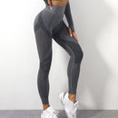 RXRXCOCO Leggings Women Push Up Seamless Leggings For Fitness Yoga Pants High Waist Tights Hollow Out Sport Scrunch Butt Legging