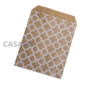 25/50/100pc Bio-degradable treat candy bag Party Favor Paper Bags Chevron Polka Dot Stripe Print Paper craft Bakery Bag