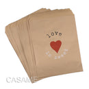 25/50/100pc Bio-degradable treat candy bag Party Favor Paper Bags Chevron Polka Dot Stripe Print Paper craft Bakery Bag