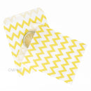 25/50/100pc Bio-degradable treat candy bag Party Favor Paper Bags Chevron Polka Dot Stripe Print Paper craft Bakery Bag