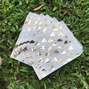 25/50/100pc Bio-degradable treat candy bag Party Favor Paper Bags Chevron Polka Dot Stripe Print Paper craft Bakery Bag