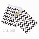 25/50/100pc Bio-degradable treat candy bag Party Favor Paper Bags Chevron Polka Dot Stripe Print Paper craft Bakery Bag
