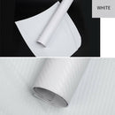 30cmx127cm 3D Carbon Fiber Vinyl Car Wrap Sheet Roll Film Car Stickers and Decal Motorcycle Auto Styling Accessories Automobiles