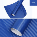 30cmx127cm 3D Carbon Fiber Vinyl Car Wrap Sheet Roll Film Car Stickers and Decal Motorcycle Auto Styling Accessories Automobiles