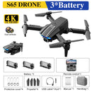 2021 NEW S65 Mini Drone 4K HD Daul Camera With wifi FPV Portable Foldable remote control Drones Rc quadcopter camera dron toys