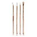4pcs Blackhead Blemish Removers Acne Pimple Belmish Extractor Vacuum ExtrusionAcne Stick Against Black Dots Tools For Face Clean