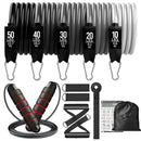 250lbs Resistance Bands Set Fitness Workout Gym Pull Rope Yoga Latex Tube Sports Elastic Booty Bands Exercise Equipment for Home