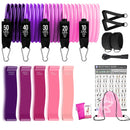 250lbs Resistance Bands Set Fitness Workout Gym Pull Rope Yoga Latex Tube Sports Elastic Booty Bands Exercise Equipment for Home