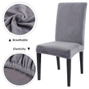 1/2/4/6Pcs Chair Cover Home Spandex Stretch Elastic Slipcovers Chair Covers For Kitchen Dining Room Wedding Banquet Home