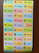 120Pcs S size Name Tag Sticker Customize Stickers Waterproof Personalized Labels Children School Stationery office Water variety