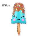 32Inch Donut Digital Foil Balloon Christmas Fruit Ice Cream Helium Balloon Birthday Party Decoration Kids Digital Balloon Showe