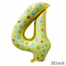 32Inch Donut Digital Foil Balloon Christmas Fruit Ice Cream Helium Balloon Birthday Party Decoration Kids Digital Balloon Showe