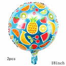 32Inch Donut Digital Foil Balloon Christmas Fruit Ice Cream Helium Balloon Birthday Party Decoration Kids Digital Balloon Showe