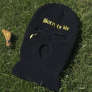 Neon Balaclava Three-hole Ski Mask Tactical Mask Full Face Mask Winter Hat Halloween Party Mask Limited Embroidery