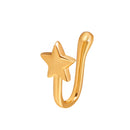 1Pcs C Shaped Fake Nose Ring Hoop Septum Rings Twist U Shape Nose Piercing Fake Piercing Oreja Pircing Jewelry Faux Piercing