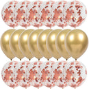 10/20 Star Confetti Balloons Metallic Confetti Latex Transparent Ballon Baby Shower Birthday Party Wedding Decoration Ball Globo