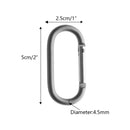 1PC 19 Styles Paracord Keychain Military Braided Nylon Lanyard With Metal Triangle Buckle High Strength Parachute Cord Carabiner