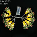 1.5m 10Led Halloween Pumpkin Ghost Skeletons Bat Spider Led Light String Festival Bar Home Party Decor Christmas Ornament