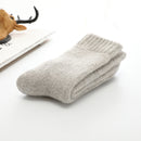 Winter Warm Merino Wool Male Men Socks Women Socks Super Thicker Solid Socks Merino Wool Rabbit Socks Against Cold Snow