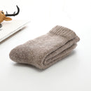 Winter Warm Merino Wool Male Men Socks Women Socks Super Thicker Solid Socks Merino Wool Rabbit Socks Against Cold Snow