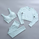 Seamless Woman Sportswear Yoga Sets Workout Sports Bra Gym Clothing High Waist Legging Fitness Women Tracksuit Athletic Outfits