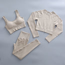 Seamless Woman Sportswear Yoga Sets Workout Sports Bra Gym Clothing High Waist Legging Fitness Women Tracksuit Athletic Outfits