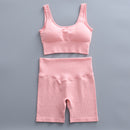 Seamless Woman Sportswear Yoga Sets Workout Sports Bra Gym Clothing High Waist Legging Fitness Women Tracksuit Athletic Outfits