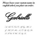 Lemegeton Personalized Custom Name Bracelet For Women Baby Girls Jewelry Gold Color Stainless Steel Chain Bracelets Christmas