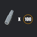 100Pcs/Lot 4.0mm Female and Male Bullet Terminals Connector Gold Brass Wire Connector And Insulating Sleeves for Car