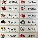 Name Stickers big size Customize Sticker Waterproof Personalized Label  School Stationery office cartoon dinosaur gift children