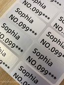 Name Stickers big size Customize Sticker Waterproof Personalized Label  School Stationery office cartoon dinosaur gift children