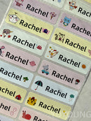 Name Stickers big size Customize Sticker Waterproof Personalized Label  School Stationery office cartoon dinosaur gift children