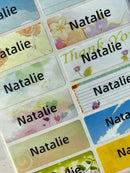Name Stickers big size Customize Sticker Waterproof Personalized Label  School Stationery office cartoon dinosaur gift children
