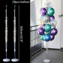 1/2Set Balloon Stand Floating Support Ballon Column Holder Happy Birthday Wedding Party Decoration Balloon Arch Stand Babyshower